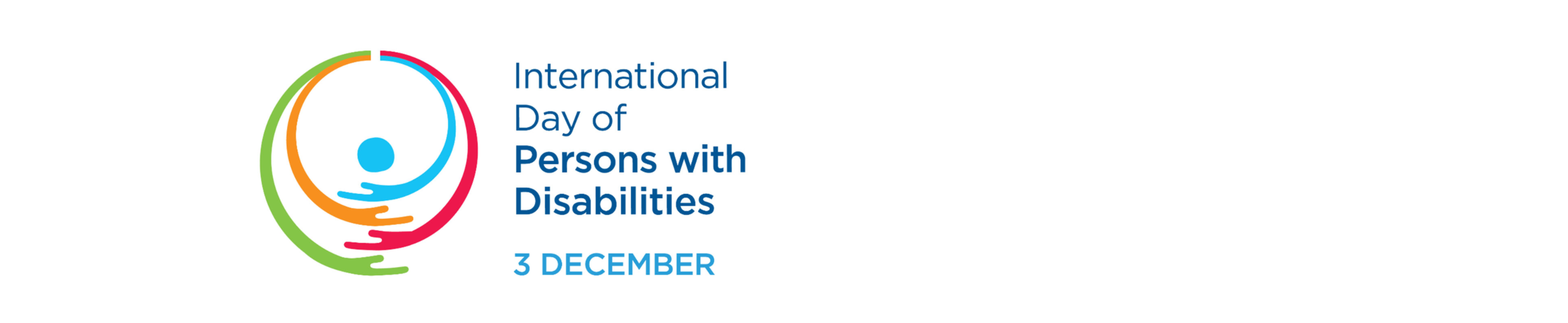 International Day of Persons with Disabilities (IDPD) Logo with date of December 3rd 